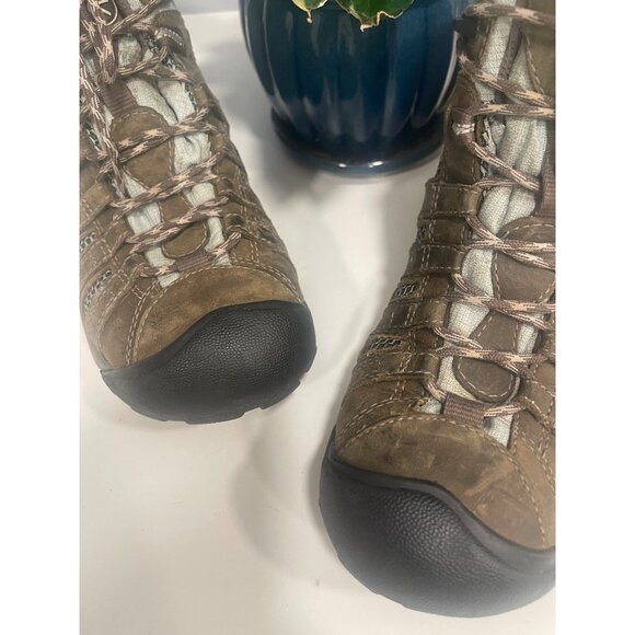 Keen Unisex Targhee II Mid Waterproof Hiking Boots Size 9W, 8M  Okive Brown - Picture 4 of 13